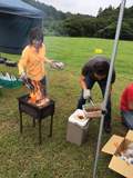 富士山岡村牛でバーベキュー