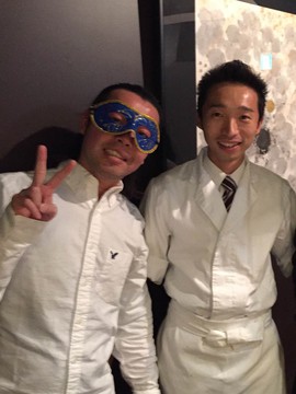 啓太マネージャーと内海亮シェフ