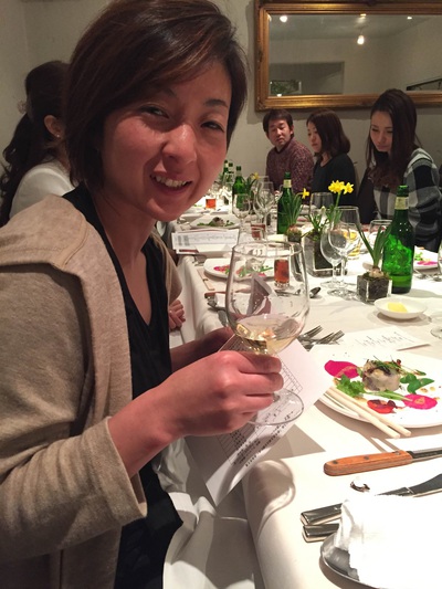 星野美佳さん乾杯