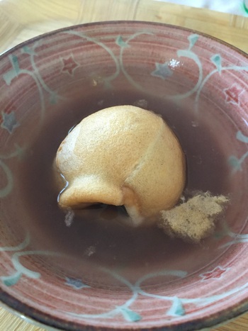お湯そそぎました