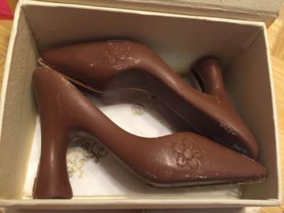 ハイヒール型のチョコ