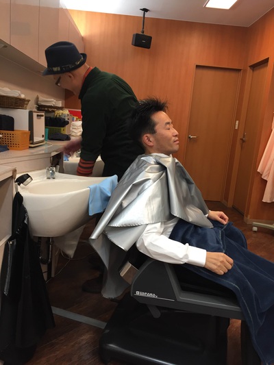 シャンプー完了～