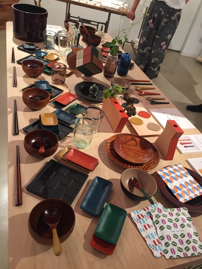 漆作家　藤中さんの作品