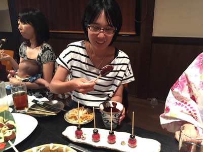 ぶどう飴と大人チョコバナナ