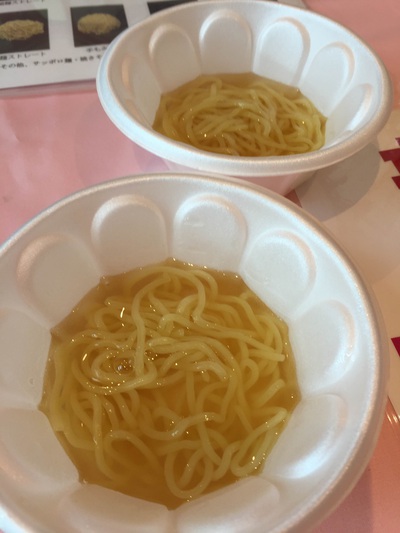 試食　鯛のスープ