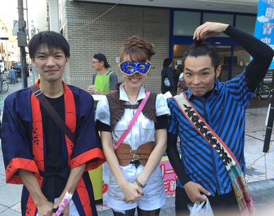 牧野さん　青色仮面ガンコ　あまるさん
