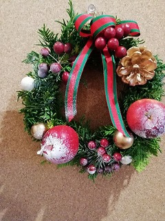 クリスマスリース作り☆