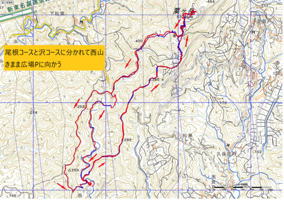 おはようハイキング　第147回　『西山の郷から粟ヶ岳』