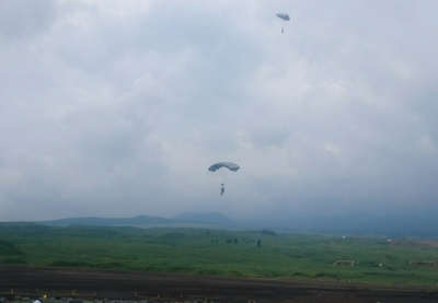 自衛隊の富士総合火力演習を見に行く事ができました