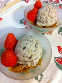 チョコチップ入 バナナアイスクリーム