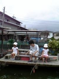 金魚釣り
