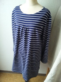 自分の服も作ってみたけど