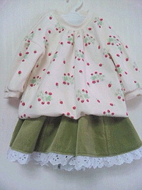 クリスマスな子供服
