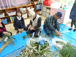 しめ縄作り(川根)