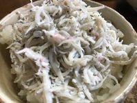 今日の茹でたてしらす