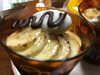 バナナのケーキ