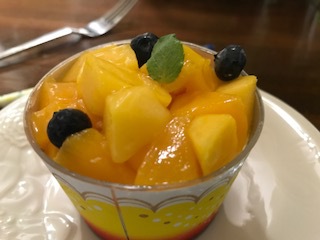 マンゴーのケーキ