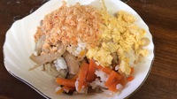 60年前の桜えびのちらし寿司