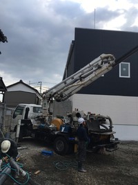本日午前現場終了後はメンテナンス作業