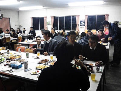 食品工場の大新年会
