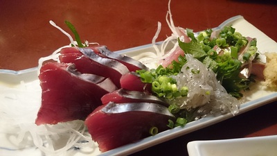 皮付きの鰹