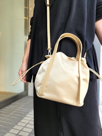 yoshie inaba　ナイロンギャザー2WAYミニショルダー