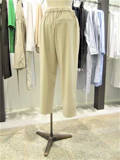 LEQUIPE　ポリエステルレーヨンギャバストレッチパンツ