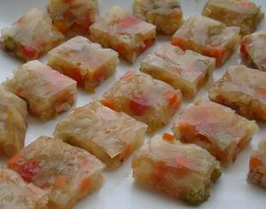 野菜の煮こごり