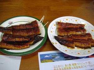 鰻の加工場視察