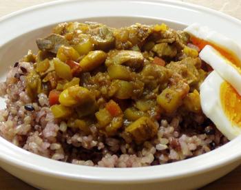 朝、目覚める野菜カレー？