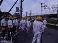地震＆津波を想定した避難訓練実施