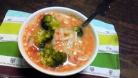 米心麺ミネストローネ風