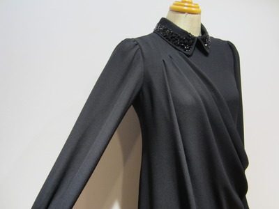 yoshie inaba シルクジョーゼットワンピース