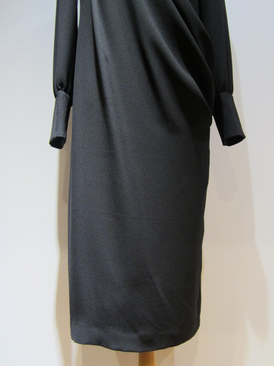 yoshie inaba シルクジョーゼットワンピース